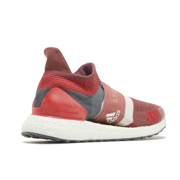 Stella McCartney x Adidas Red/Grey Knit Ultra Boost Sneakers - Picture 2 of 13
